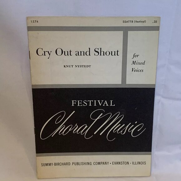 Sheet Music - Lot Of 5 - Oxford solo, Dark Water, Cry Out & Shout Misc Vintage - Picture 3 of 11